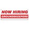 Signmission Now Hiring Groundskeepers Banner Apply Inside Accepting Application Single Sided B-30253 - alternate 1